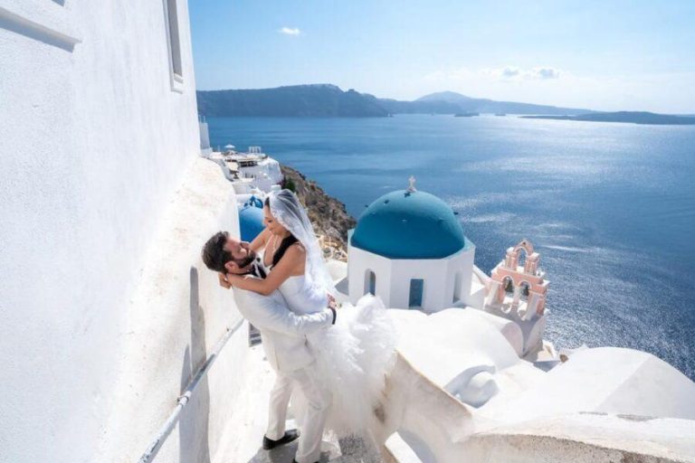 Η φωτογράφιση στη Σαντορίνη -1